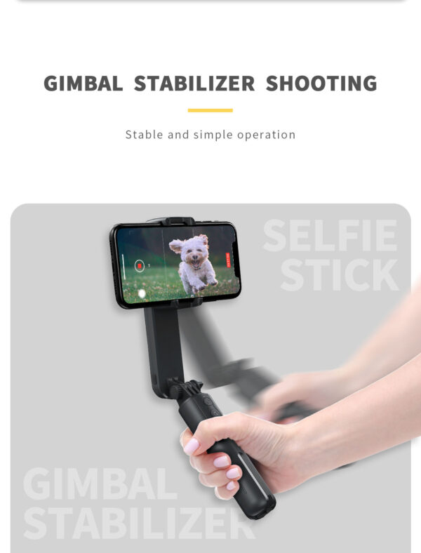 Gimbal 3 Axis Selfie Stick Handheld Gimbal ZHIYUN Smooth Q3 Mobile Gimbal Stabilizer With Fill Light for Smartphones - Image 4